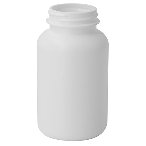 275cc White HDPE Plastic Packer Bottle (45-400)