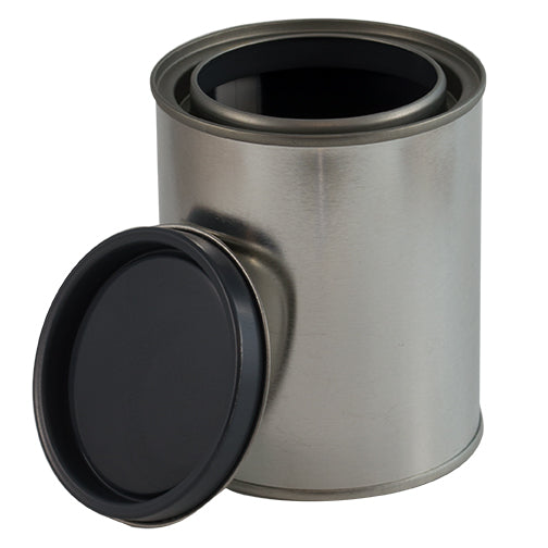 Empty Quart Paint Cans with Lids (2 Pack); Unlined Metal Paint Cans Value  Pack