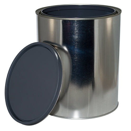128oz (1 Gallon) Metal Paint Cans, Lined w/Lid (No Ears)