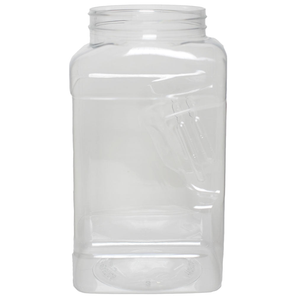 Plastic Grip Jar with Lid