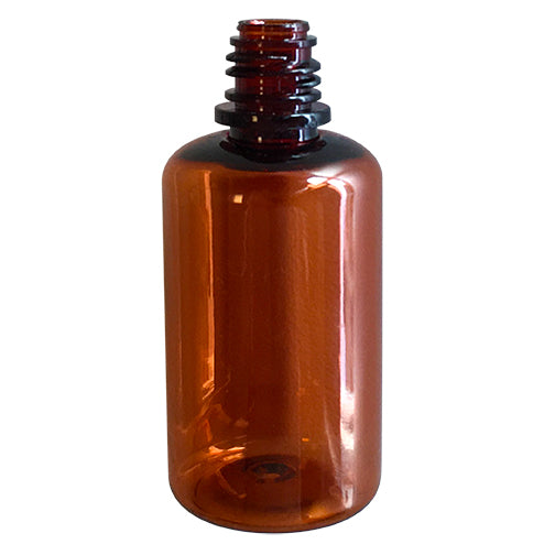 200 ml Clear Glass Flask Bottles w/ Black Ribbed Tamper Evident Caps