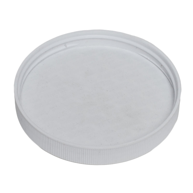 89-400 White Ribbed Caps w/ PS-22 Pressure Seal Liner (Inside)