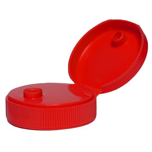 110/400 Red Flat Top Induction-Lined Spice Lid