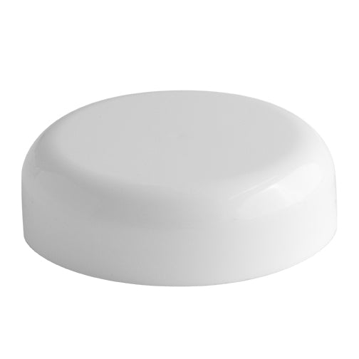 48-400 White Domed Caps (No Liner)
