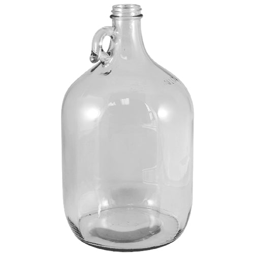 128oz. (1 Gallon) Clear Glass Jug w/Handle (38-400)
