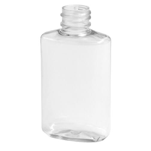 2 oz Clear Pet Plastic Bullet Bottle (Cap Not Included) - Clear BPA Free 20-410