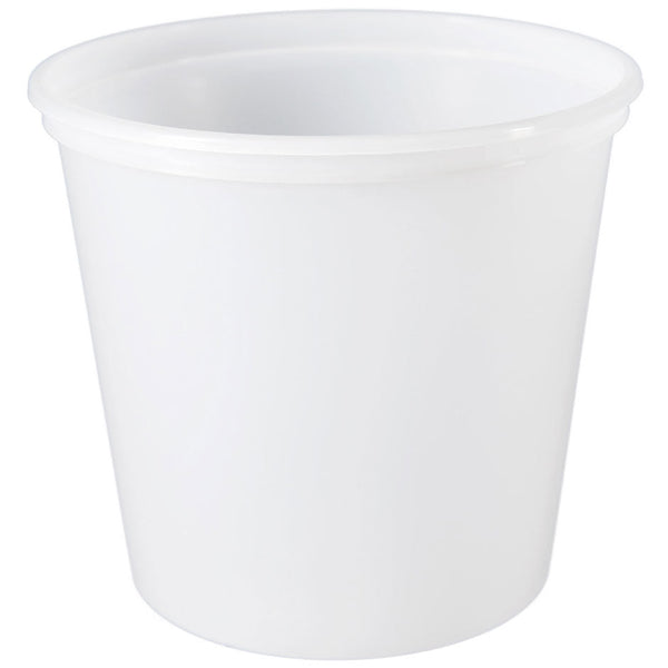 24 oz. Natural PP Plastic Freezer Tubs, L410