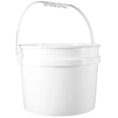3 gal. White HDPE Plastic Pails