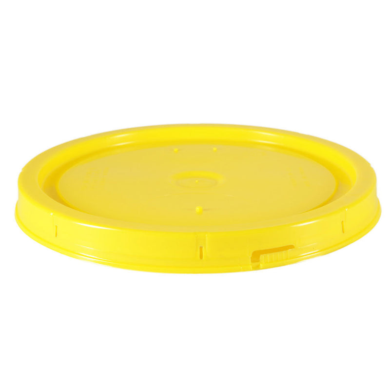 5 gal. Yellow Tear-Tab Pail Lids w/Gasket