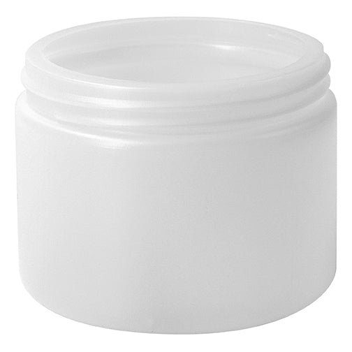 10 oz. Natural HDPE Plastic Wide-Mouth Canister (89-400)