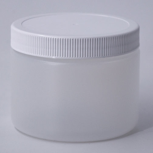 10 oz. Natural HDPE Plastic Wide-Mouth Canister (89-400)
