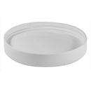 Each: 120-400 White Ribbed Caps w/ F-217 Sureseal Foam Liner