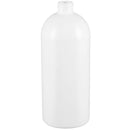 32 oz. White HDPE Plastic Bullet (Cosmo Round) Bottles (28-410)