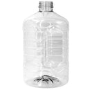 128oz (1 gal) Clear PET Ribbed Pinch Grip Jug (48mm)