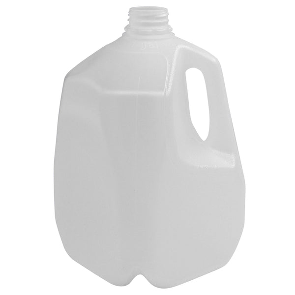 128oz (1 Gallon) Natural Dairy Jug HDPE (38mm DBJ)