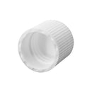 15-415 White Ribbed Polypropylene (PP) Plastic Closure, F217 Liner