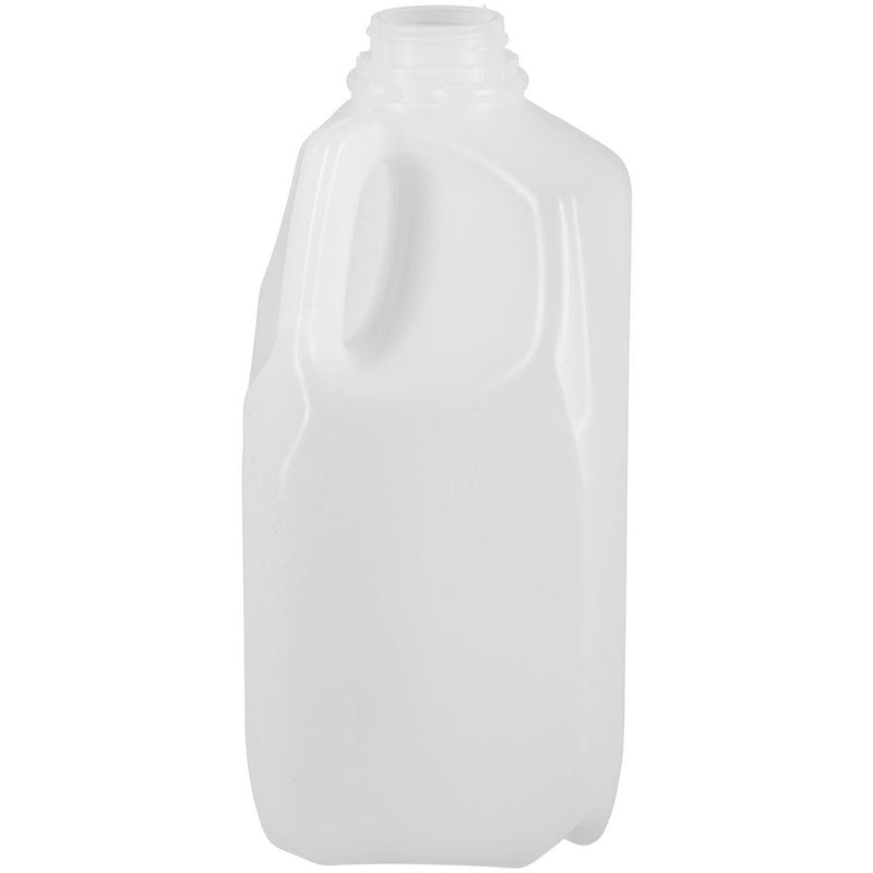 56 oz. (5 lbs.) Natural HDPE Square Plastic Honey Bottles (38-400)