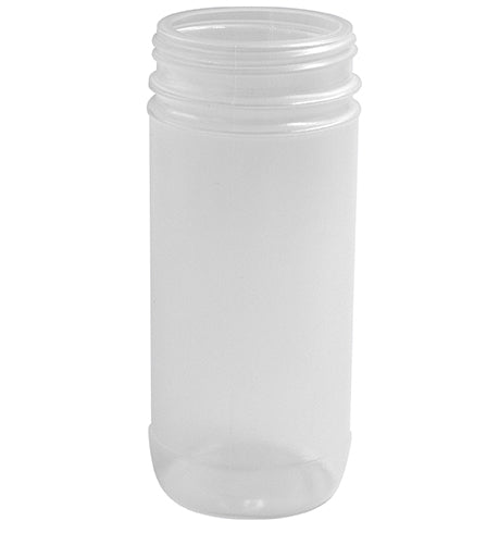 16 oz. Natural PP Plastic Spice Bottles, 63mm (63-485)