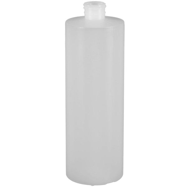 16oz Natural HDPE Plastic Cylinder (24-410)