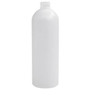 16 oz. Natural HDPE Plastic Bullet (Cosmo Round) Bottles (28-410)