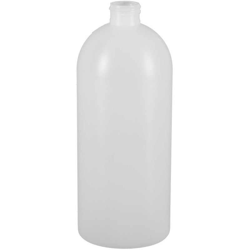 32 oz. Natural HDPE Plastic Bullet (Cosmo Round) Bottles (28-410)