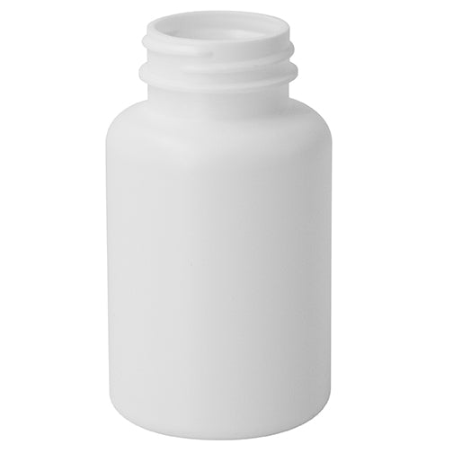 175cc White HDPE Plastic Packer Bottle (38-400)