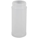 16 oz. Natural HDPE Plastic Spice Bottles (63-485)