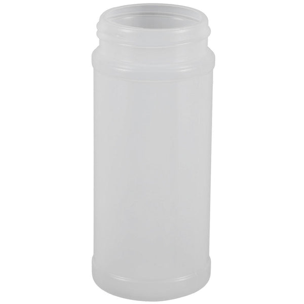 16 oz. Natural HDPE Plastic Spice Bottles (63-485)