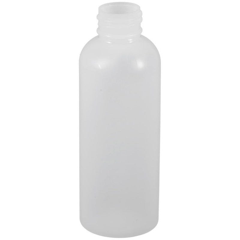 4 oz. Natural HDPE Plastic Bullet (Cosmo Round) Bottles (24-410)