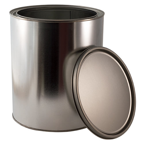 128 oz., (1 Gallon) Metal Paint Can, Unlined w/Lid (No Ears)