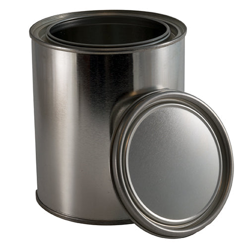 32 oz. (1 Quart) Metal Paint Can, Unlined w/Lid