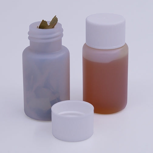 1 oz. Natural LDPE Plastic Cylinder Bottles (24-410)