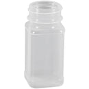 4 oz. Square Plastic Spice Bottle (PP) 