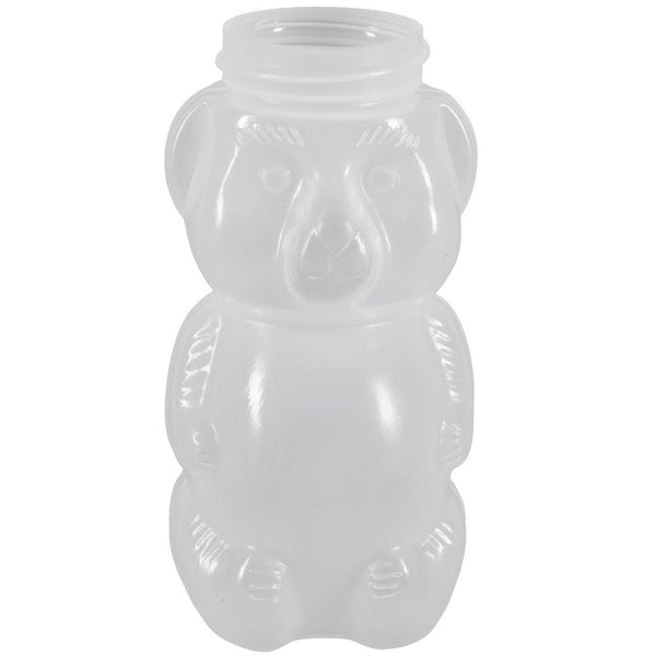 6 oz. Natural LDPE Plastic Honey Bear Bottles (38-400)