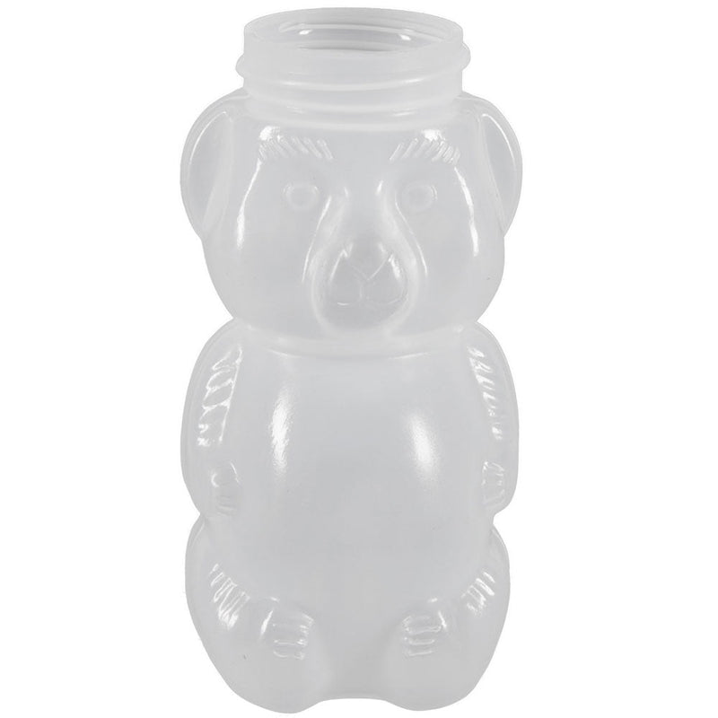 6 oz. Natural LDPE Plastic Honey Bear Bottles (38-400)