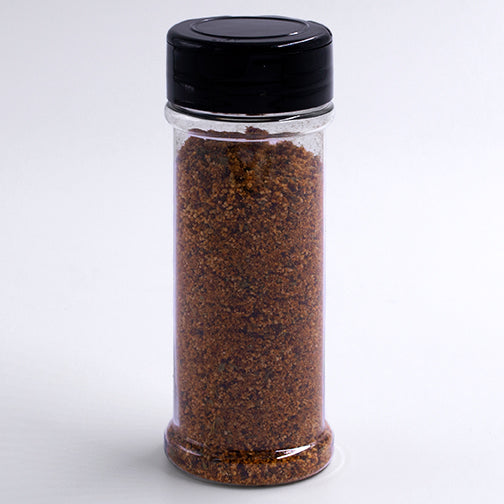 3.75 oz Clear PET Plastic Spice Bottle (43-485)