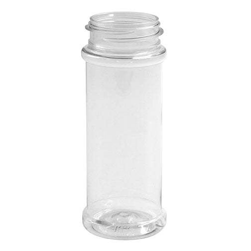 3.75 oz Clear PET Spice Bottle (43-485)