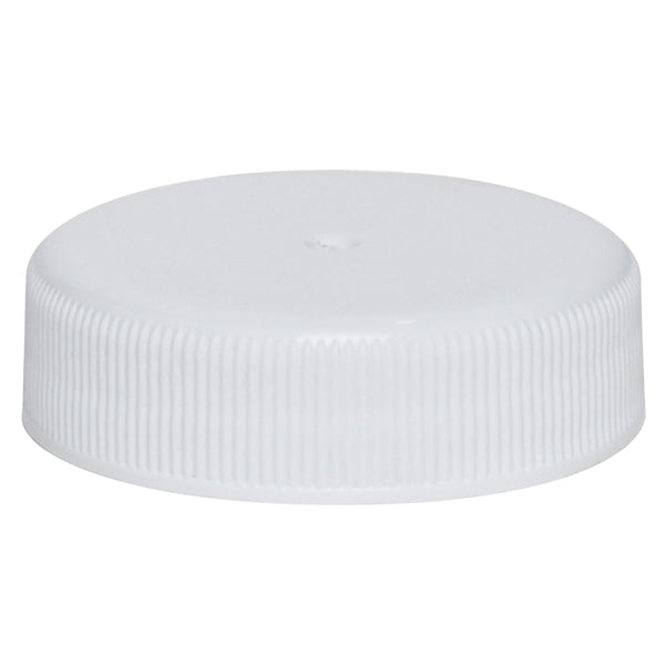 38-400 White Ribbed Cap w/ F-217 Sureseal Foam Liner