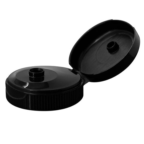 38-400 Black Flip Top - Spouted Caps with PS-22 Liner