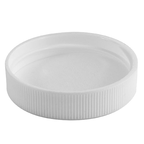 45-400 White Ribbed Caps w/ PS-22 Pressure Seal Liner