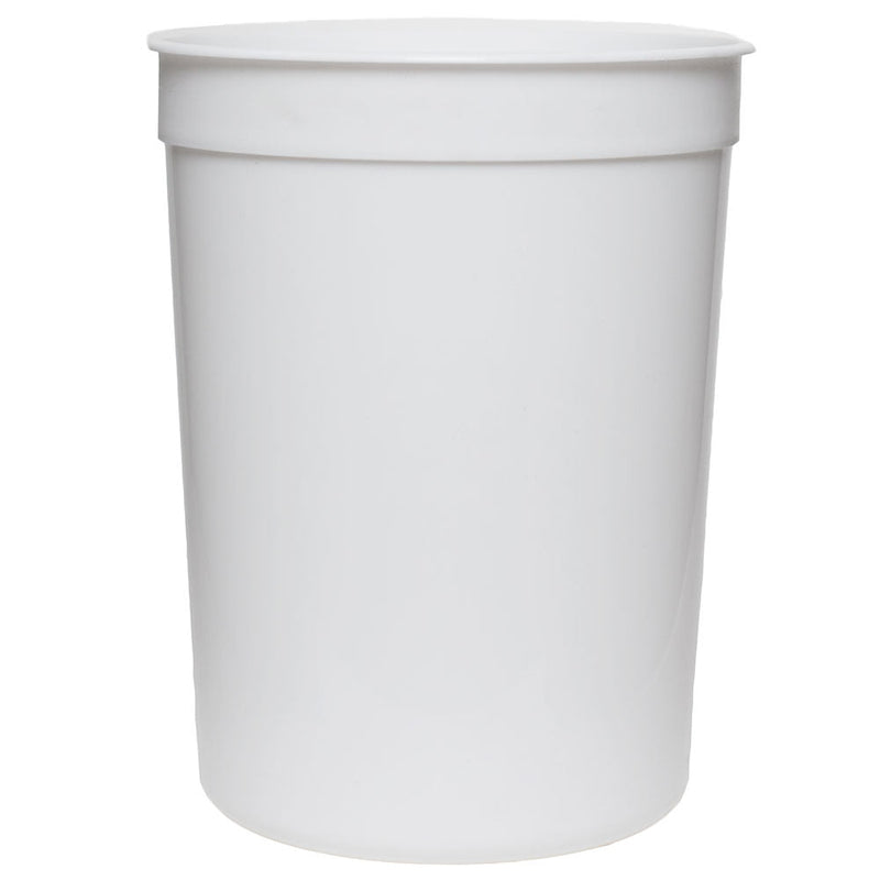 86 oz. (5 lb) White PP Tubs, L515