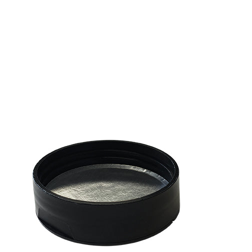 48-485 Black Dispensing Spice Cap, Flip-Top-Sift, .200 Holes w/ HIS Liner