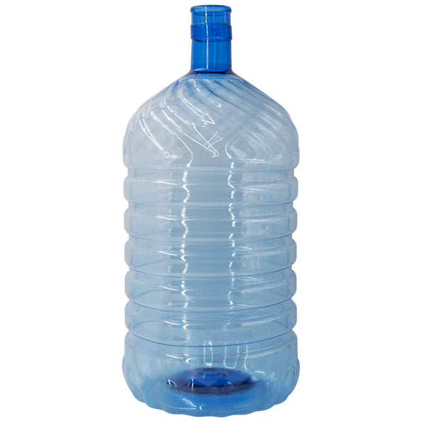 4 Gallon PET Ribbed Round Water Jug (55mm SnapScrew)