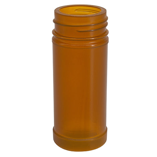 4 oz. Amber PP Plastic Spice Bottle (43-485)