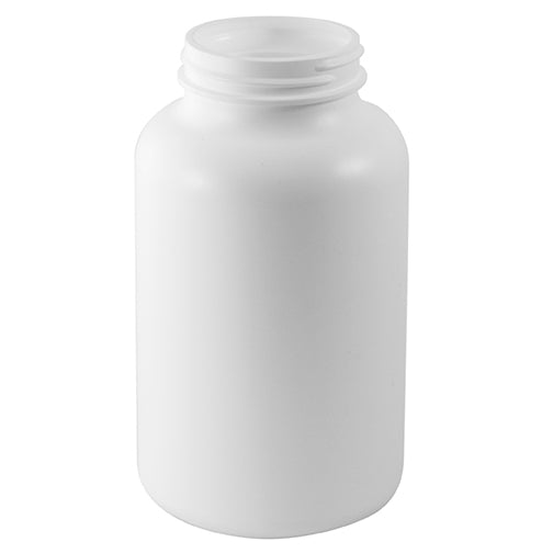 500cc White, HDPE Plastic, Packer Bottle (53-400)