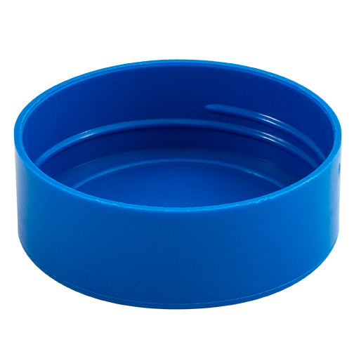 63mm (63-485) Blue Polypropylene Plastic Spice Caps (Unlined)