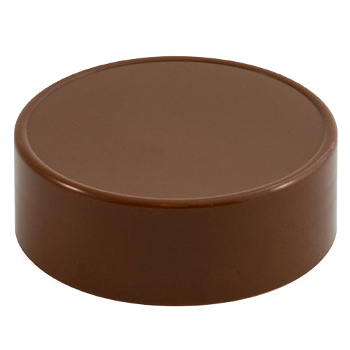 63mm (63-485) Brown Polypropylene (PP) Plastic Spice Caps (Unlined)