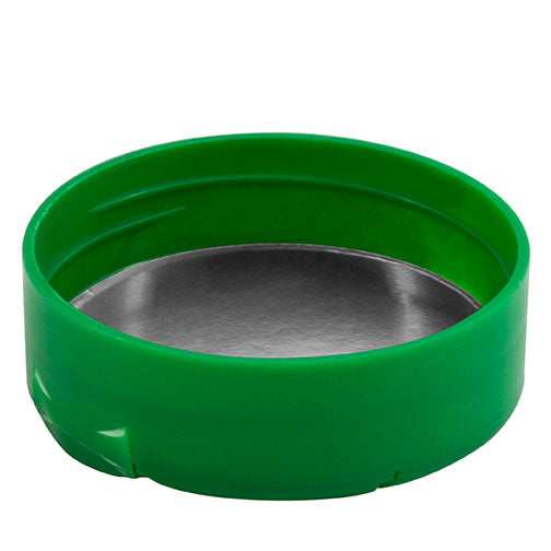 63mm (63-485) Green Dispensing Spice Cap, .200 Holes (HIS Universal Foil Liner)