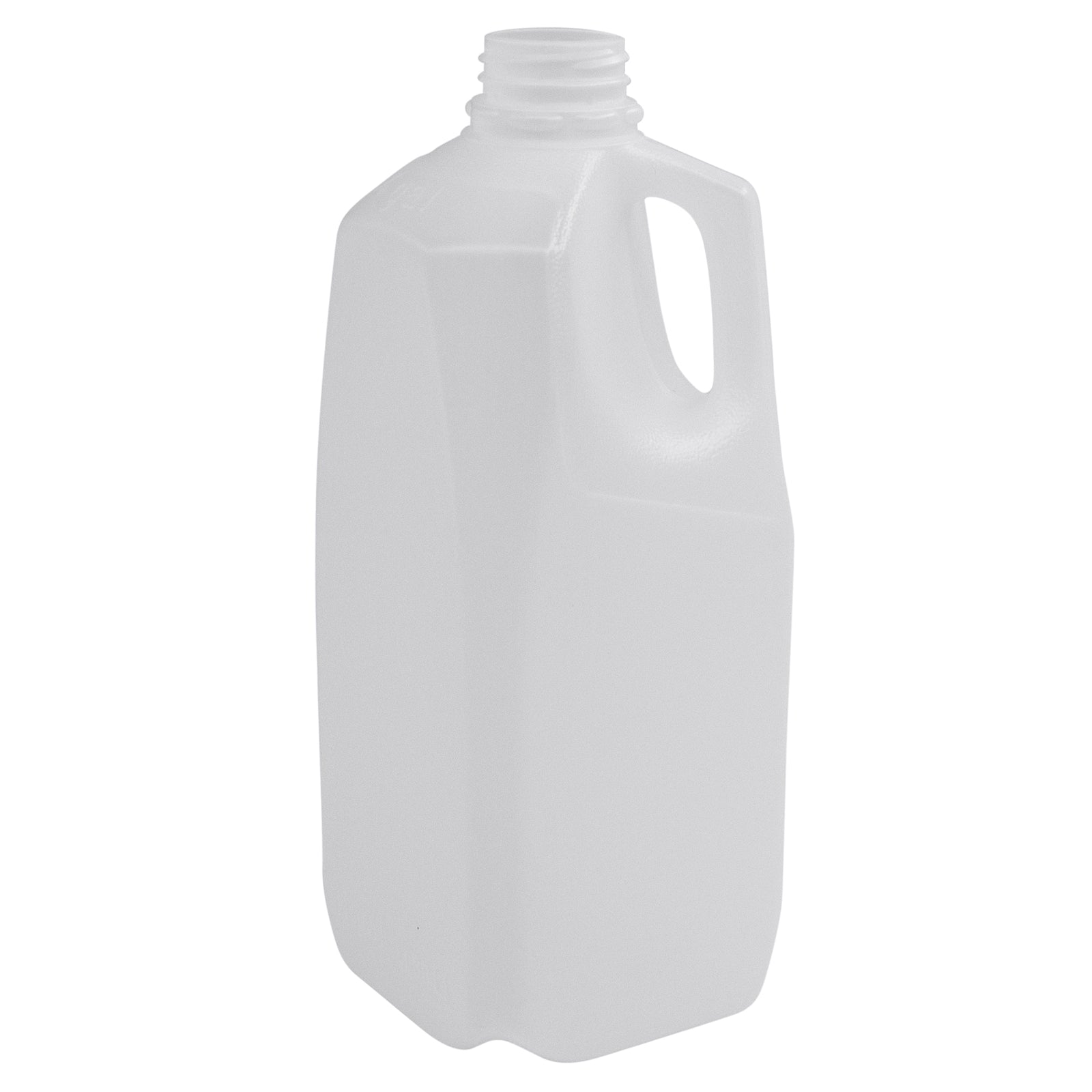 64 Oz Half Gallon Natural Hdpe Plastic Dairy Bottles 38mm Dbj 2896