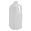 64 oz. (Half Gallon) Natural HDPE Plastic Dairy Bottle (38mm DBJ)